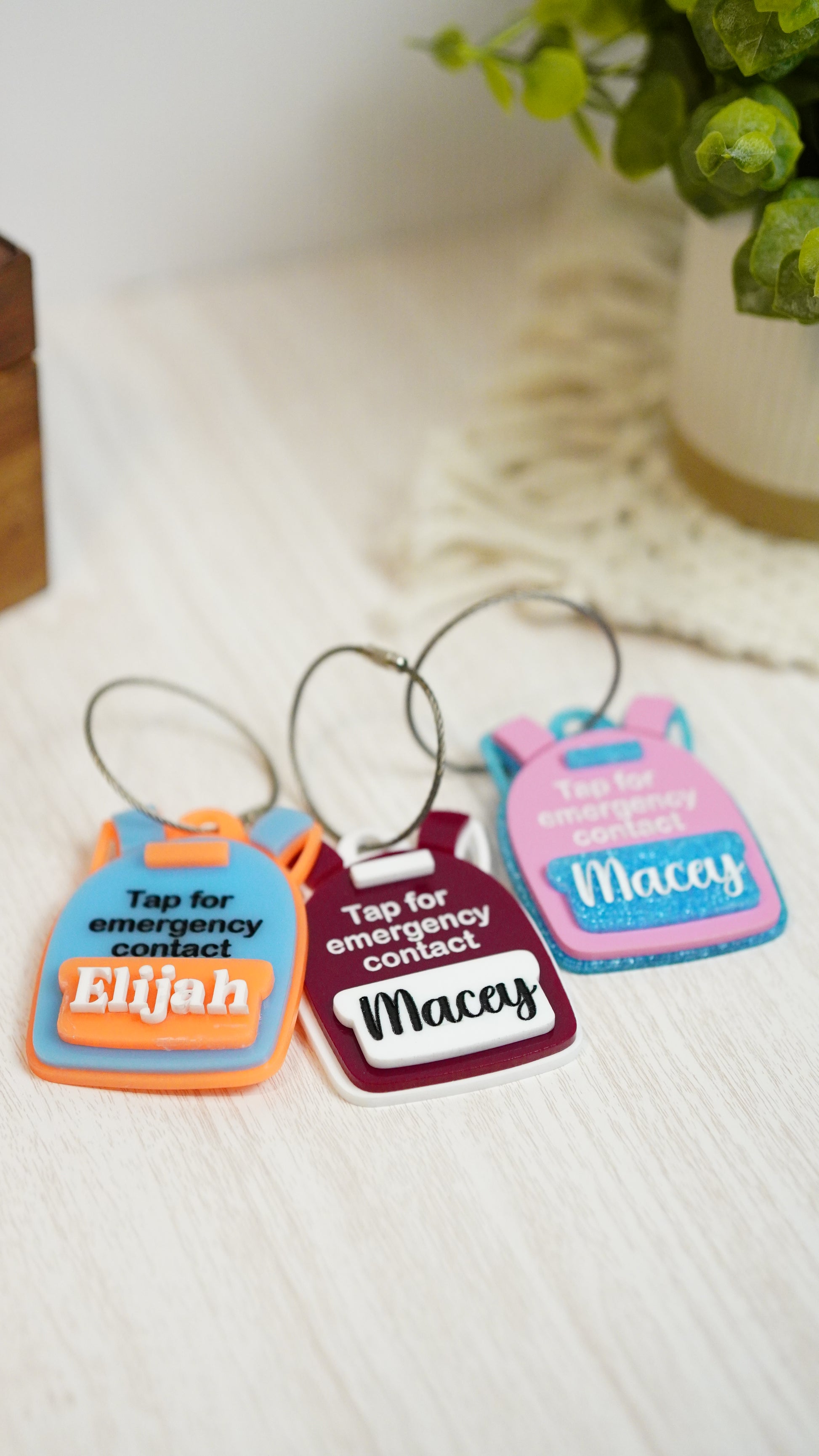 NCF Backpack Tag