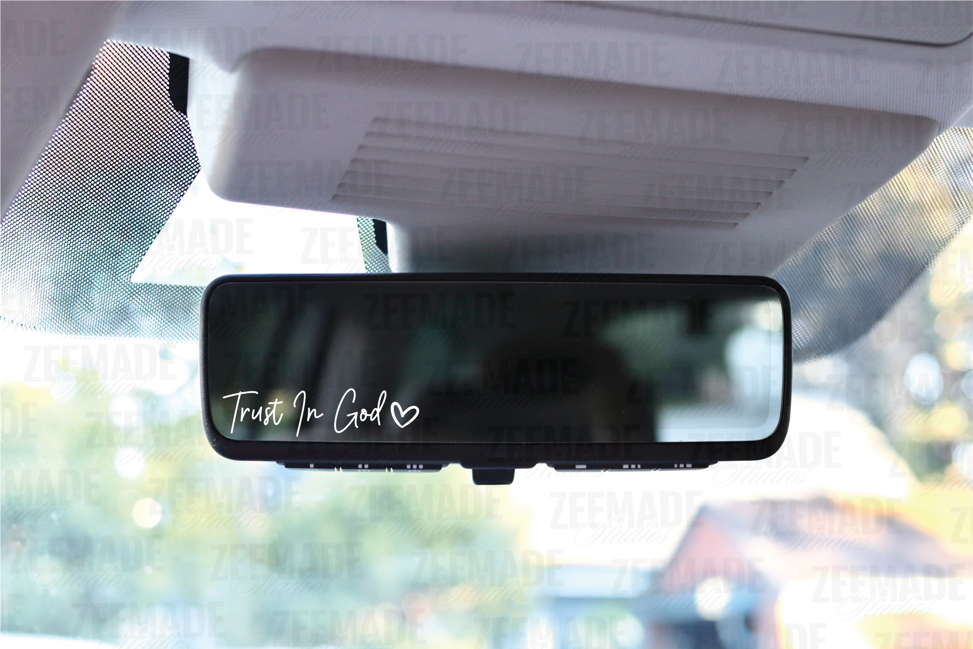 Mini Mirror Decal | Trust In God