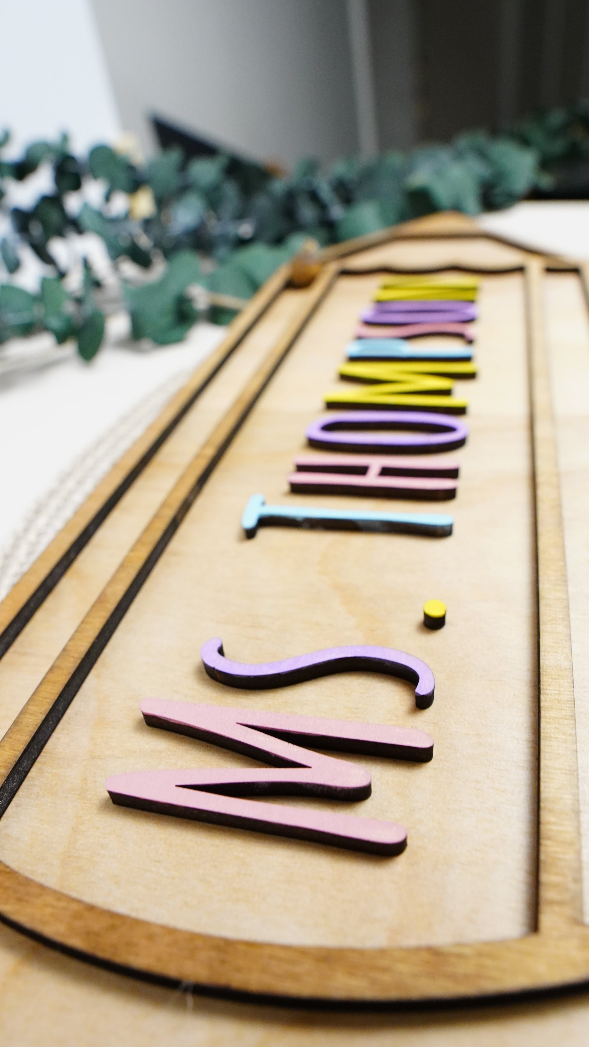 Teacher Pencil Name Sign